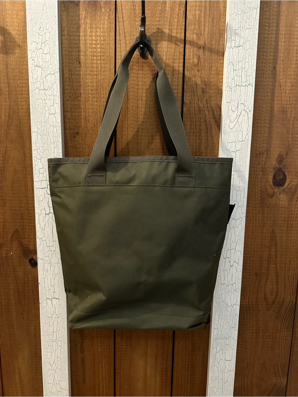 Olive Tactical Tote Bag with Flag Patch - Men